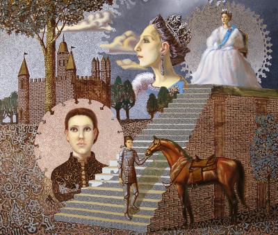 Рязанский художник подарил актрисе Инне Чуриковой посвящённую ей картину