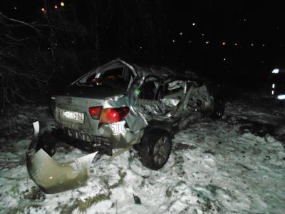 Под Рязанью Hyundai врезался в большегруз