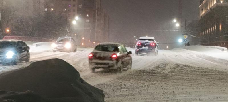 Снегопад в Рязанской области не прекратится до утра