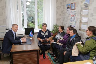 Аркадий Фомин принял путятинцев лично