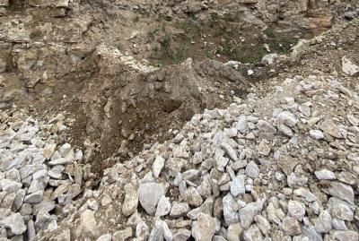 Возбуждено уголовное дело по факту незаконной добычи известняка под Михайловом