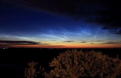 В Рязани наблюдали мезосферные облака