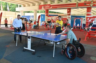 В Рязани открыли новые площадки для занятий адаптивным спортом