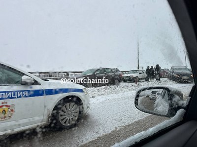 На Солотчинском мосту под Рязанью произошло массовое ДТП