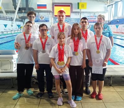 Рязанские пловцы завоевали медали Специальной Олимпиады