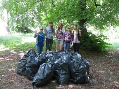 На побережье Прони ликвидирована стихийная свалка 