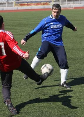 В Рязани прошли два матча областного футбольного турнира памяти Олега Антошкина