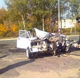 В Захаровском районе фура разнесла ВАЗ-2105