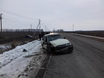 Под Пронском ВАЗ-2114 въехал в Daewoo Nexia