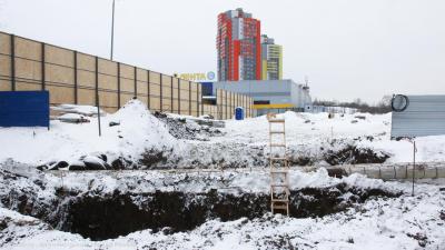 На Касимовском шоссе в Рязани возводят мостовой переход через теплотрассу