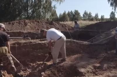 В Касимове обнаружили фрагменты стен и пола мавзолея хана Арслана