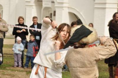 Рязанцы сразились на мечах