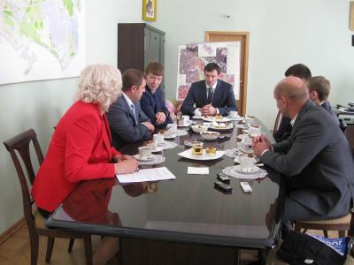 Виталий Артёмов встретился с призёрами чемпионата мира по дзюдо