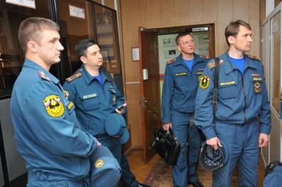 В Рязани состоялся сбор со слушателями института развития МЧС России