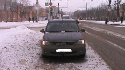 В Рязани Renault Logan сбил пешехода