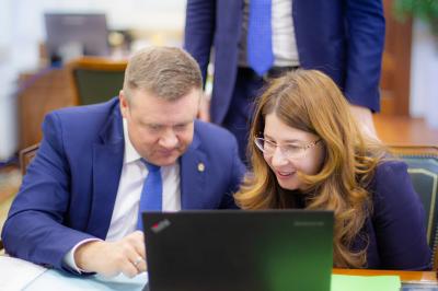 Николай Любимов пообщался с замминистра просвещения РФ Мариной Раковой