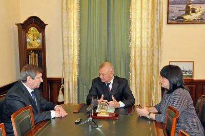 Олег Ковалёв пообщался с начальником управления Судебного департамента Рязанской области