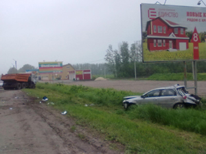 Москвичка пострадала в аварии под Рязанью