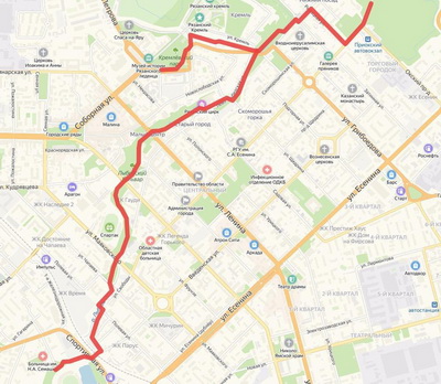 Организатор рязанского велошеринга представил два маршрута велодорожек