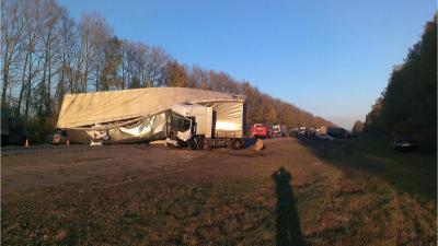 В столкновении шести автомобилей под Шилово погиб один из водителей