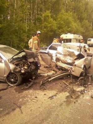 В серьёзной аварии неподалёку от Касимова погибли два человека