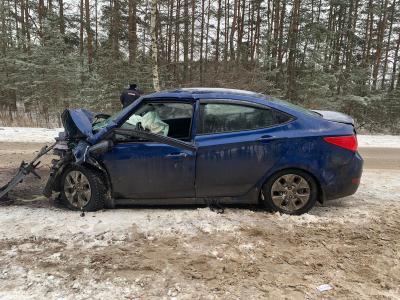 В Клепиковском районе не разъехались две иномарки, пострадали три человека
