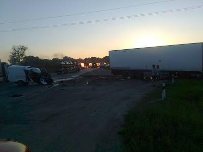 Scania протаранила «ГАЗель» в Спасском районе