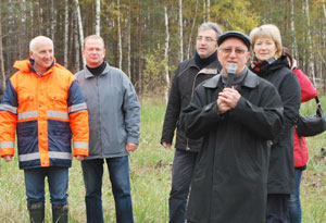 На территории Солотчинского лесничества посадили сосны