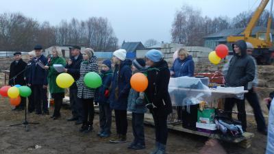 В шиловском селе начали возводить новую школу