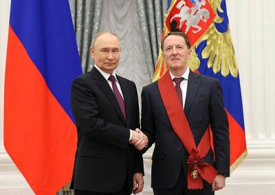 Алексей Гордеев награждён орденом «За заслуги перед Отечеством» I степени