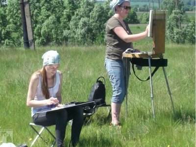 Рязанские художники съехались в Сапожок