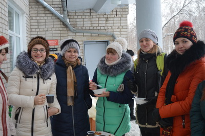 Студенты РязГМУ не испугались мороза