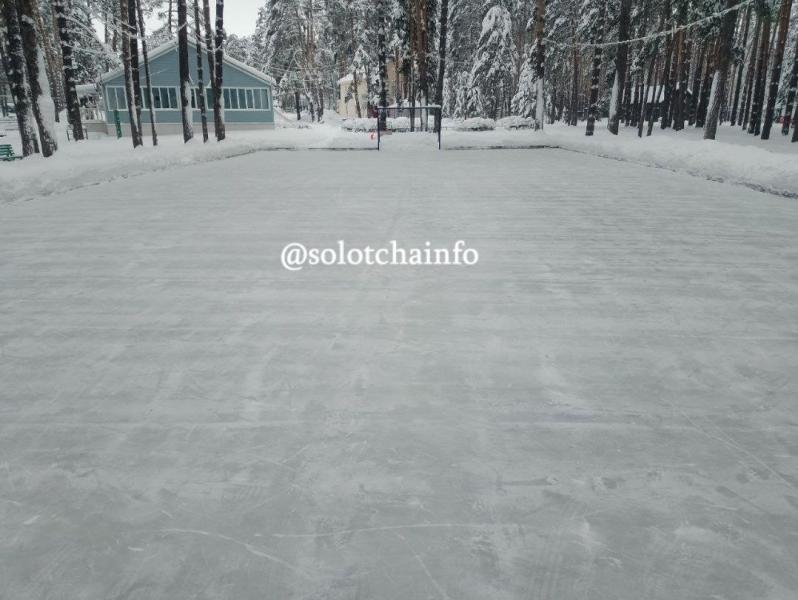 В Солотче открылся ещё один каток