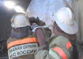 На пожаре в сасовской бане пострадал человек