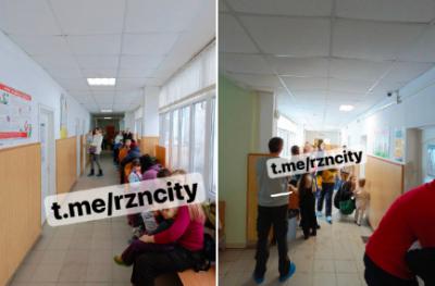 Рязанцы пожаловались на огромные очереди в детской поликлинике №6
