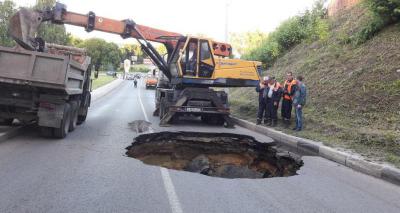Ремонт на улице Кремлёвский вал в Рязани продолжится ещё неделю