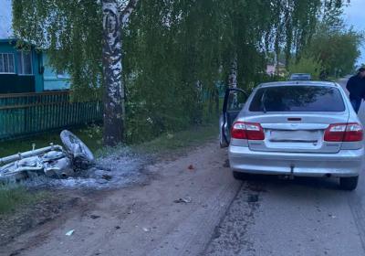 В Чучково погиб байкер, столкнувшийся с иномаркой