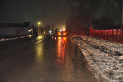 В Ряжске автомобиль насмерть сбил на обочине пешехода