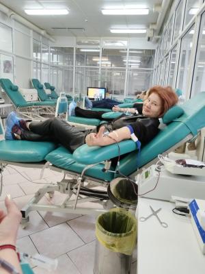 Рязанские железнодорожники приняли участие в донорской акции