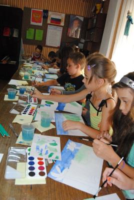 Юные рязанцы изобразили джунгли