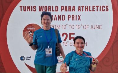 Рязанка завоевала две медали международных стартов по лёгкой атлетике