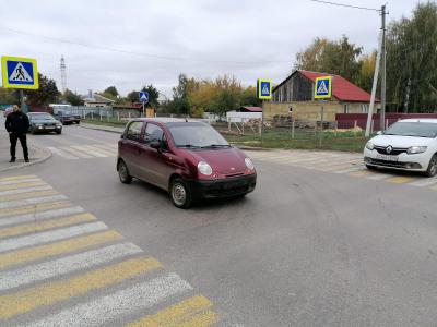 В Сасово столкнулись Lada и Daewoo Matiz