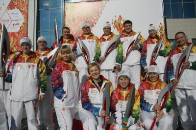 Рязанские факелоносцы олимпийского огня испытали счастье