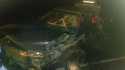 Близ Шилово Audi столкнулась с автобусом