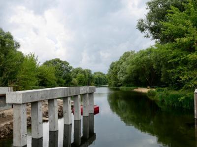 В Кораблинском округе капитально ремонтируют мост через Проню