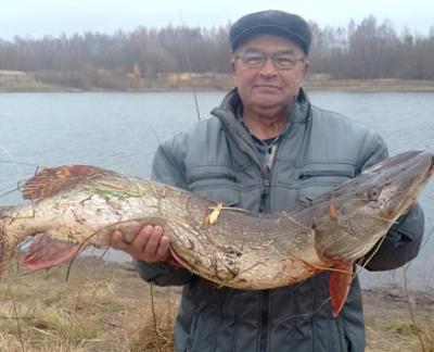 Ряжский рыбак выудил чудо-щуку