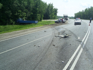 На Рязанщине при столкновении «Жигулей» и КамАза погибли два человека