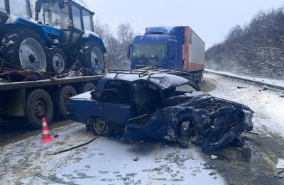В Путятинском районе два человека погибли в ДТП с большегрузом