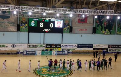 Рязанский «Элекс-Фаворит» крупно проиграл столичной «Дине» и в ответном кубковом матче