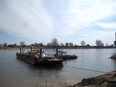 В Шиловском районе приостановили работу паромной переправы